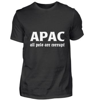 APAC - all pols are corrupt - APPD Shirt Pogo Shop