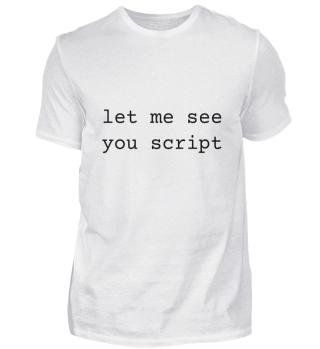 let me see you script - APPD Shirt Pogo Shop