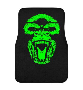 Automatten Gorilla Face Aggro green - APPD Shirt Pogo Shop