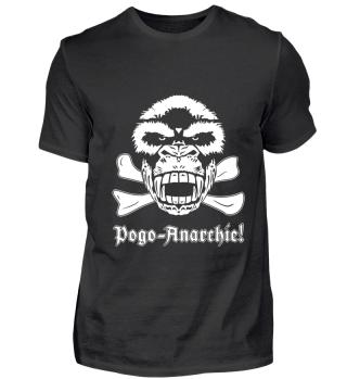 Gorilla Totenkopf Pogo-Anarchie! - APPD Shirt Pogo Shop