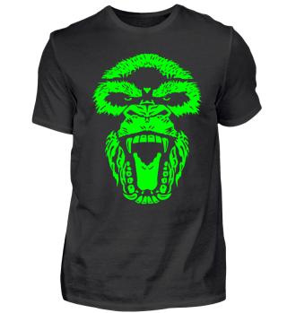 Gorilla Face Aggro green - APPD Shirt Pogo Shop