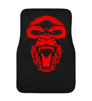 Automatten Gorilla Face Aggro red - APPD Shirt Pogo Shop