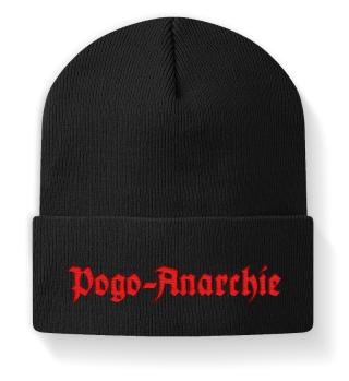 Stickerei Pogo-Anarchie red Mütze - APPD Shirt Pogo Shop