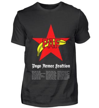 PAF Pogo Armee Fraktion Pogolied - APPD Shirt Pogo Shop