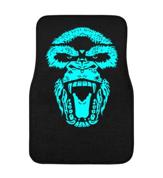 Automatten Gorilla Face Aggro cyan - APPD Shirt Pogo Shop